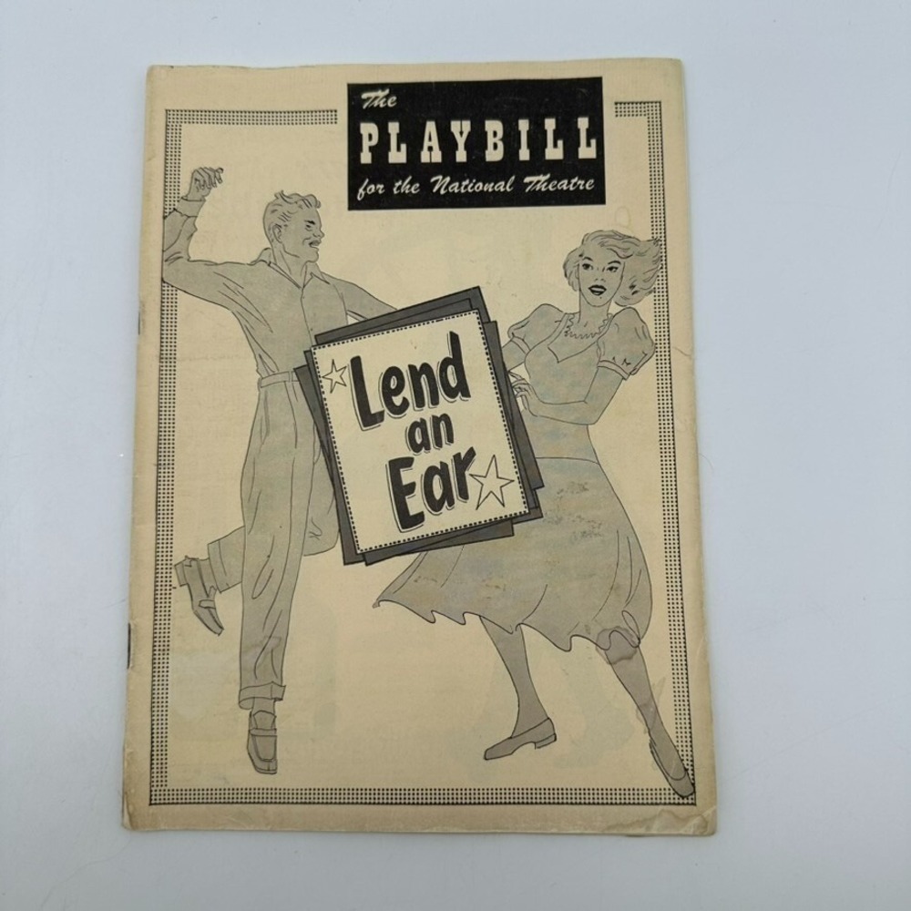 LEND AN EAR - THE NATIONAL THEATRE PLAYBILL - WILLIAM KATZELL - December 16 1948